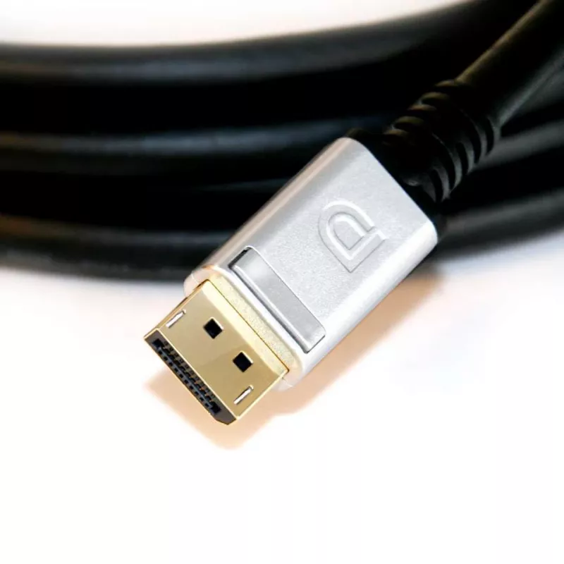 Club 3D CAC-1069 DisplayPort-1.4-HBR3-Kabel, 8K 60 Hz, 32,4 Gbit/s, DSC, HDR, VESA-zertifiziert, St./St., 4 m, Schwarz