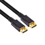 Club 3D CAC-1069B DisplayPort-1.4-HBR3-Kabel, 8K 60 Hz, 32,4 Gbit/s, DSC 1.2, VESA-zertifiziert, St./St., 4 m, Schwarz