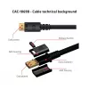 Club 3D CAC-1069B DisplayPort-1.4-HBR3-Kabel, 8K 60 Hz, 32,4 Gbit/s, DSC 1.2, VESA-zertifiziert, St./St., 4 m, Schwarz
