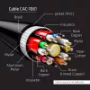 Club 3D CAC-1061 DisplayPort-1.4-HBR3-Kabel, 8K 60 Hz, 32,4 Gbit/s, DSC 1.2, VESA-zertifiziert, mit Verriegelung, St./St., 5 m, Schwarz