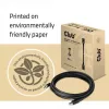 Club 3D CAC-1061 DisplayPort-1.4-HBR3-Kabel, 8K 60 Hz, 32,4 Gbit/s, DSC 1.2, VESA-zertifiziert, mit Verriegelung, St./St., 5 m, Schwarz
