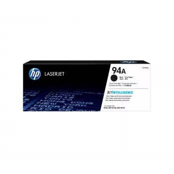 HP 94A Original LaserJet Tonerkartusche Schwarz, 1200 Seiten, Schwarz, 1 Stück