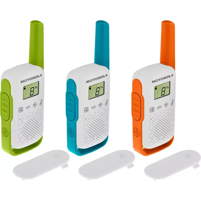 Motorola T42 Funkgerät 16 Kanäle Blau, Grün, Orange, Weiß