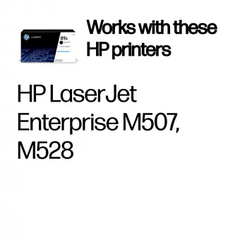 HP 89A Original LaserJet Tonerkartusche, Schwarz