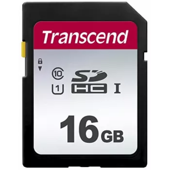Flash Memory Transcend 16 GB SDHC Class 10 TS16GSDC300S