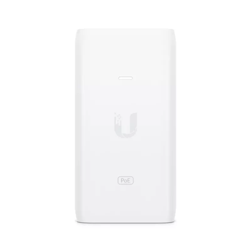 Ubiquiti U-POE-AF PoE-Injektor, 802.3af, 48 V, 15 W, Gigabit Ethernet, Weiß