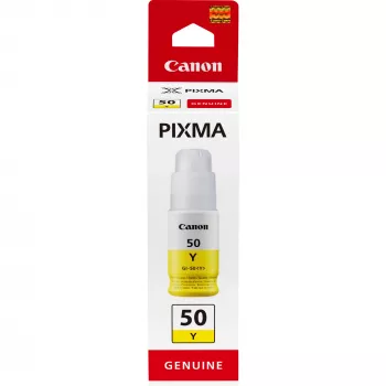 Canon GI-50 Y, hohe Reichweite, Tintenflasche, Gelb