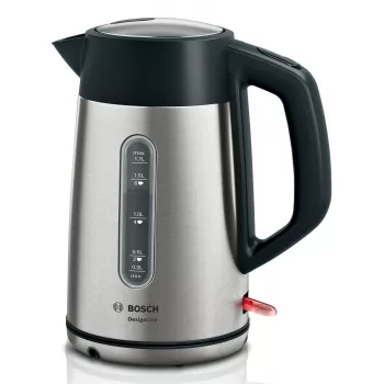 Bosch TWK4P440 Wasserkocher 1.7 L 2400 W Schwarz, Edelstahl