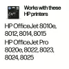 HP 912 Schwarze Original-Tintenpatrone, Schwarz, 1 St., 250 Seiten