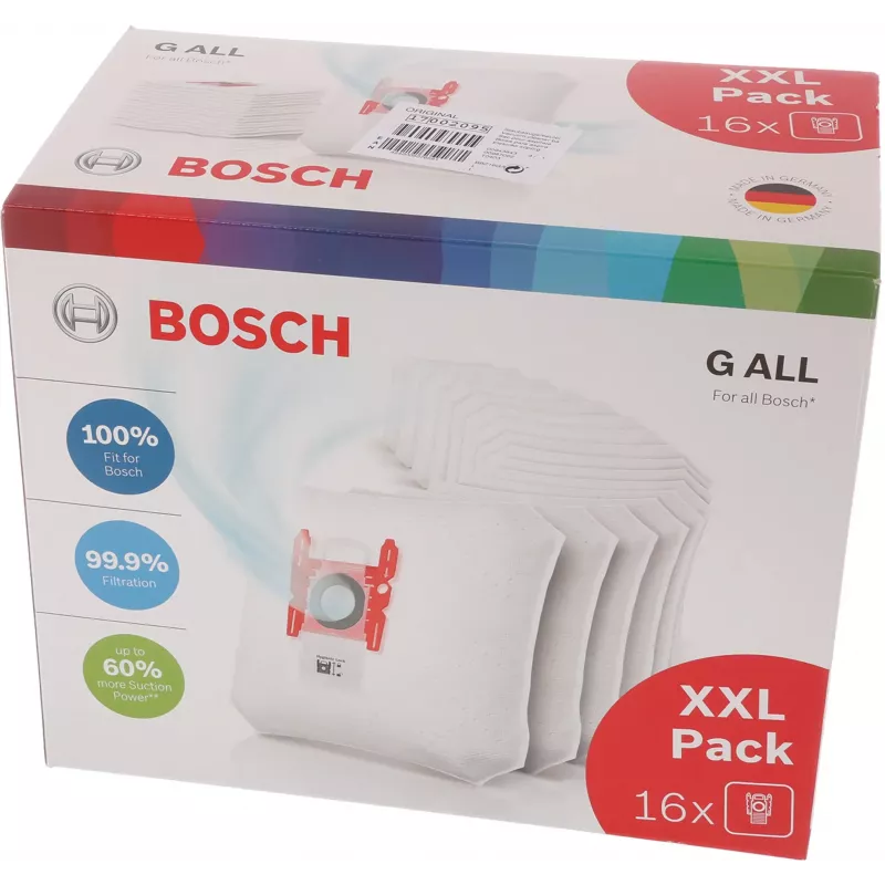 Bosch BBZ16GALL Staubsaugerzubehör/-ersatzteil Staubbeutel Bodenstaubsauger