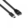 Club 3D CAC-1121 Mini DisplayPort auf DisplayPort 1.4 Verlängerungskabel, 8K60Hz, DSC 1.2, HBR3, HDR, 32AWG, St./B., 1 m (3,28 ft), Schwarz