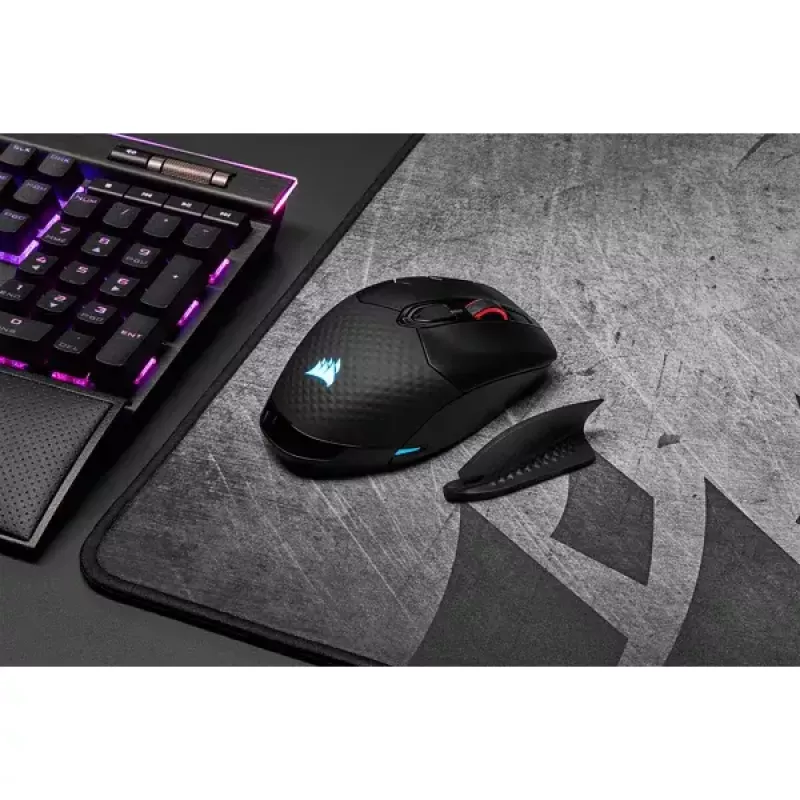 Mouse Corsair DARK CORE RGB PRO RF Wireless + Bluetooth + USB Type-A