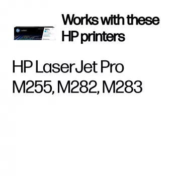 HP 207A Cyan Original LaserJet Tonerkartusche, 1250 Seiten, Cyan, 1 Stk.