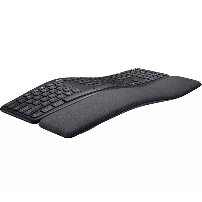 LOGITECH Ergo K860 - Kabellose Split-Tastatur Graphit Qwerty Pan Nordic