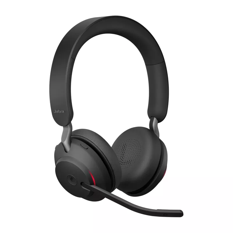 Jabra Evolve2 65 USB-C Schwarz MS Stereo, kabellos, Büro/Callcenter, 20 - 20000 Hz, 176,4 g, Headset, Schwarz