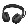 Jabra Evolve2 65 USB-C Schwarz MS Stereo, kabellos, Büro/Callcenter, 20 - 20000 Hz, 176,4 g, Headset, Schwarz