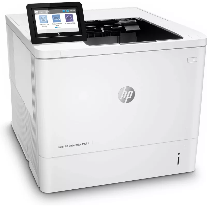 HP LaserJet Enterprise M611dn, Laser, 1200 x 1200 DPI, A4, 61 ppm, Duplexdruck, netzwerkfähig