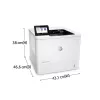 HP LaserJet Enterprise M611dn, Laser, 1200 x 1200 DPI, A4, 61 ppm, Duplexdruck, netzwerkfähig