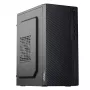 Akyga AK36BK Micro-ATX-PC-Gehäuse, Micro ATX / Flex ATX / Mini ITX, USB 3.0 + USB 2.0, ohne Netzteil, schwarz