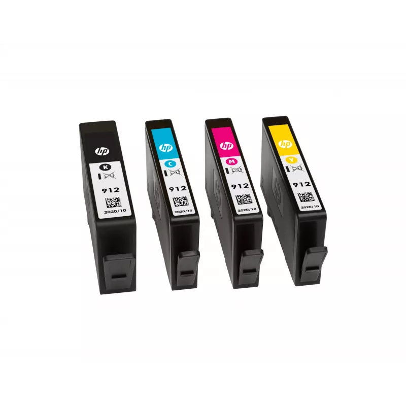 HP 912 4er-Pack Schwarz/Cyan/Magenta/Gelb Original Tintenpatronen
