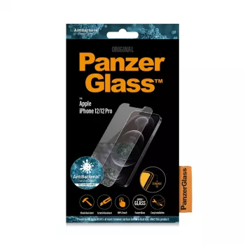 PanzerGlass ® Displayschutzfolie iPhone 12 | 12 Pro | Standardanpassung