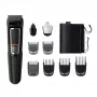 Multigroomer-Trimmer Philips MULTIGROOM Series 3000 9-in-1 MG3740/15 — NiMH-Akku, 60 Min. Laufzeit, Edelstahlklingen, 9 Aufsteckkämme, schwarz
