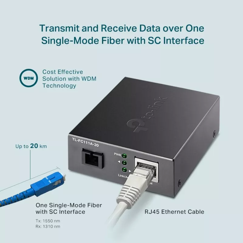 TP-Link 10/100 Mbps WDM Medienkonverter