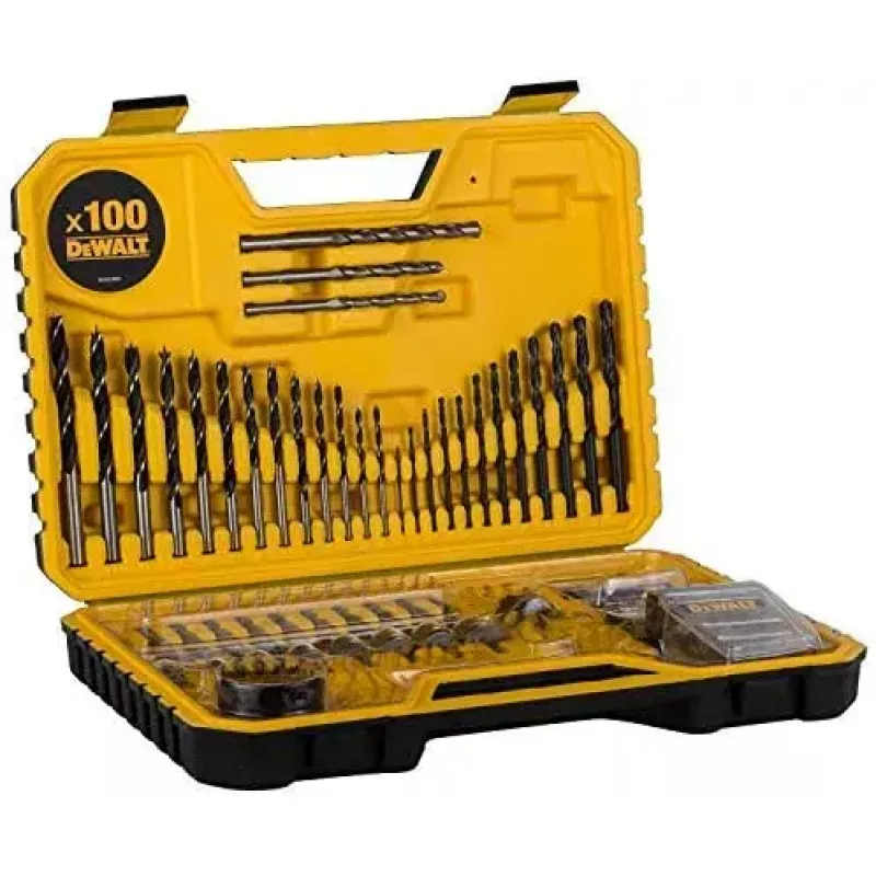 DeWALT DT71563 Schrauberbit-, Bohrer- und Lochsägen-Set, 100-teilig