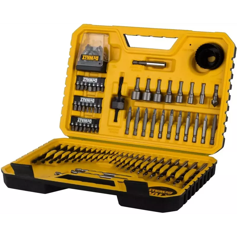 DeWALT DT71563 Schrauberbit-, Bohrer- und Lochsägen-Set, 100-teilig
