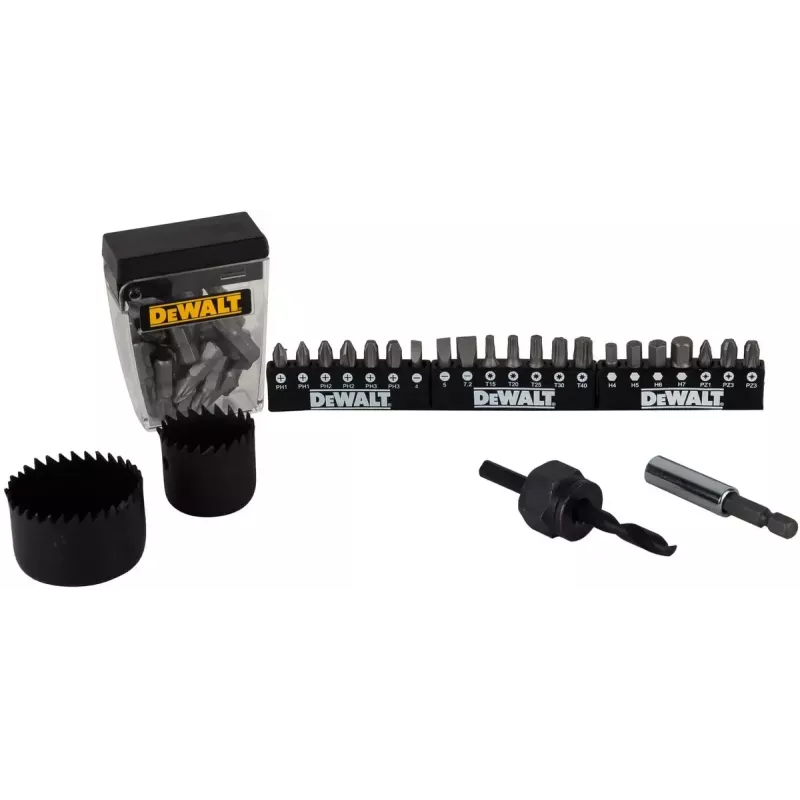 DeWALT DT71563 Schrauberbit-, Bohrer- und Lochsägen-Set, 100-teilig
