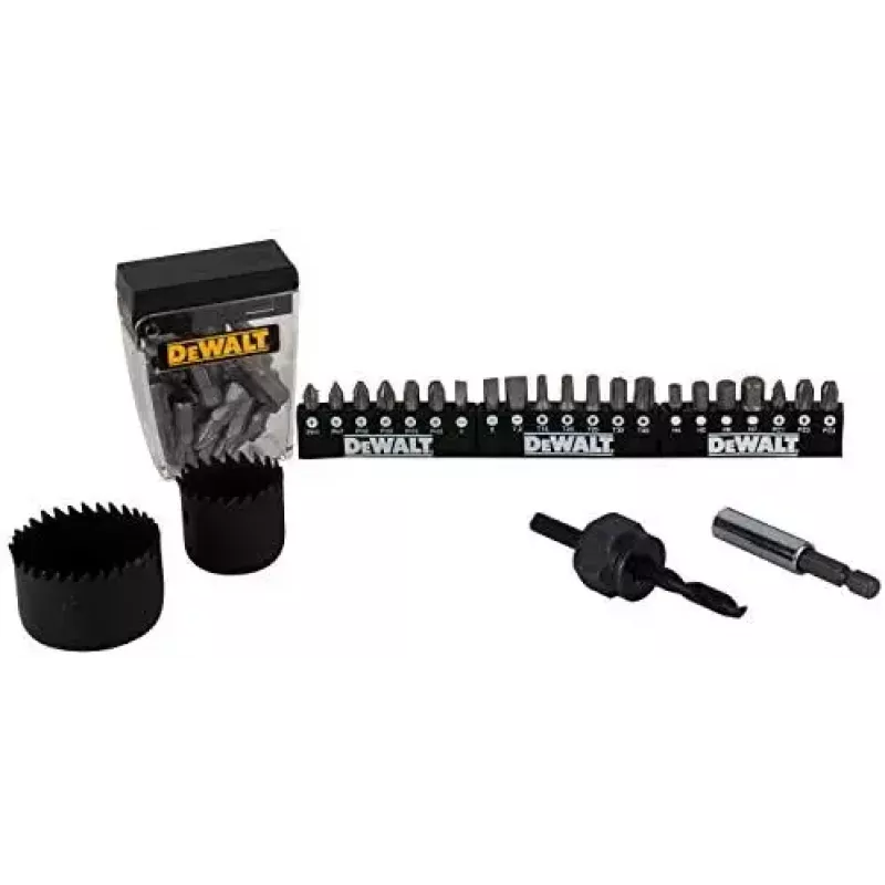 DeWALT DT71563 Schrauberbit-, Bohrer- und Lochsägen-Set, 100-teilig
