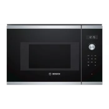 Einbau-Solo-Mikrowelle Bosch Serie 6 BFL524MS0 — 800 W, 20 L, Touch-Bedienung, Edelstahl/Schwarz
