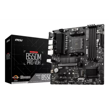 MSI B550M PRO-VDH Mainboard AMD B550 Sockel AM4 micro ATX