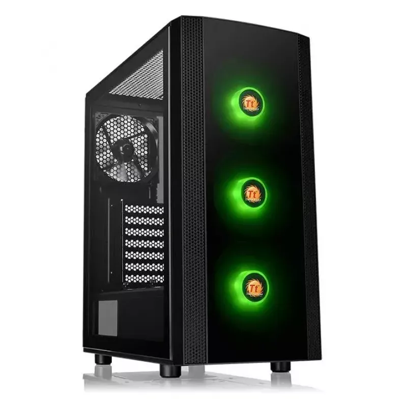 PC-Gehäuse Thermaltake Versa J25 TG RGB Midi Tower Schwarz