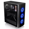 PC-Gehäuse Thermaltake Versa J25 TG RGB Midi Tower Schwarz