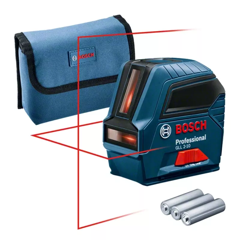 Bosch GLL 2-10 Professional selbstnivellierender Linienlaser, 10 m (0601063L00)