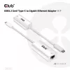 USB3.2 Gen1 Type-C zu Gigabit Ethernet Adapter CLUB3D CAC-1519