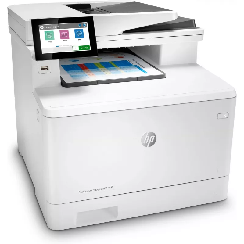 HP Farbe LaserJet Enterprise MFP M480f, Laser, Farbdruck, 600 x 600 DPI, A4, Direktdruck, Weiß, Schwarz