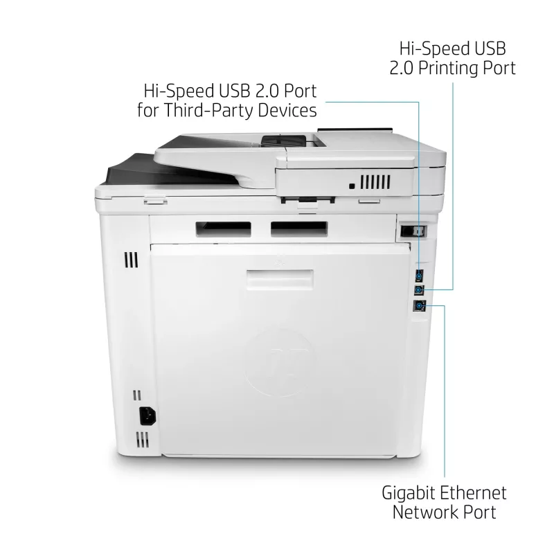 HP Farbe LaserJet Enterprise MFP M480f, Laser, Farbdruck, 600 x 600 DPI, A4, Direktdruck, Weiß, Schwarz