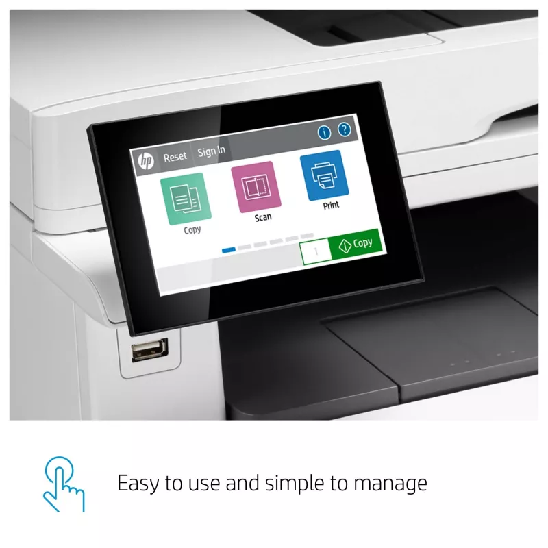 HP Farbe LaserJet Enterprise MFP M480f, Laser, Farbdruck, 600 x 600 DPI, A4, Direktdruck, Weiß, Schwarz
