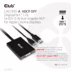 Club 3D CAC-1010-A aktiver DisplayPort-auf-Dual-Link-DVI-D-Adapter, DisplayPort 1.2a, USB-Stromversorgung, HDCP OFF, 0,6 m, Schwarz