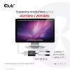 Club 3D CAC-1010-A aktiver DisplayPort-auf-Dual-Link-DVI-D-Adapter, DisplayPort 1.2a, USB-Stromversorgung, HDCP OFF, 0,6 m, Schwarz