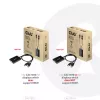 Club 3D CAC-1010-A aktiver DisplayPort-auf-Dual-Link-DVI-D-Adapter, DisplayPort 1.2a, USB-Stromversorgung, HDCP OFF, 0,6 m, Schwarz