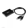 Club 3D CAC-1010-A aktiver DisplayPort-auf-Dual-Link-DVI-D-Adapter, DisplayPort 1.2a, USB-Stromversorgung, HDCP OFF, 0,6 m, Schwarz