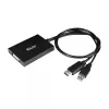 Club 3D CAC-1010-A aktiver DisplayPort-auf-Dual-Link-DVI-D-Adapter, DisplayPort 1.2a, USB-Stromversorgung, HDCP OFF, 0,6 m, Schwarz