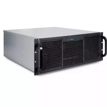 Servergehäuse Inter-Tech 4U 40248 Rack Schwarz, Grau