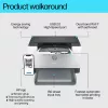 HP LaserJet M209dw Drucker, Laser, 600 x 600 DPI, A4, 29 ppm, Duplexdruck, Weiß