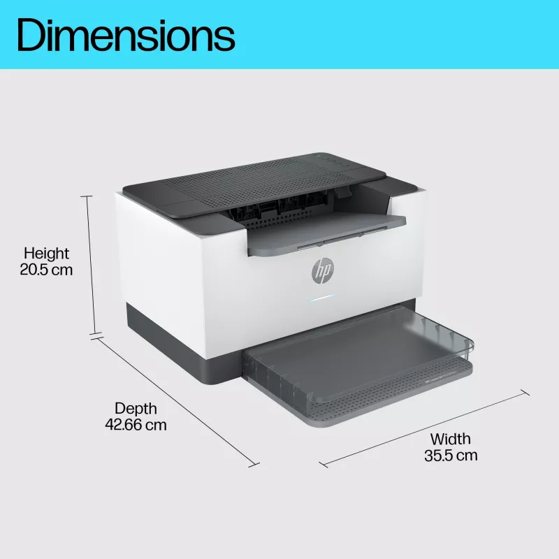 HP LaserJet M209dw Drucker, Laser, 600 x 600 DPI, A4, 29 ppm, Duplexdruck, Weiß