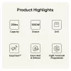 LG MH6535GIS Mikrowelle Schwarz Kombi-Mikrowelle Über dem Herd 25 l 1000 W