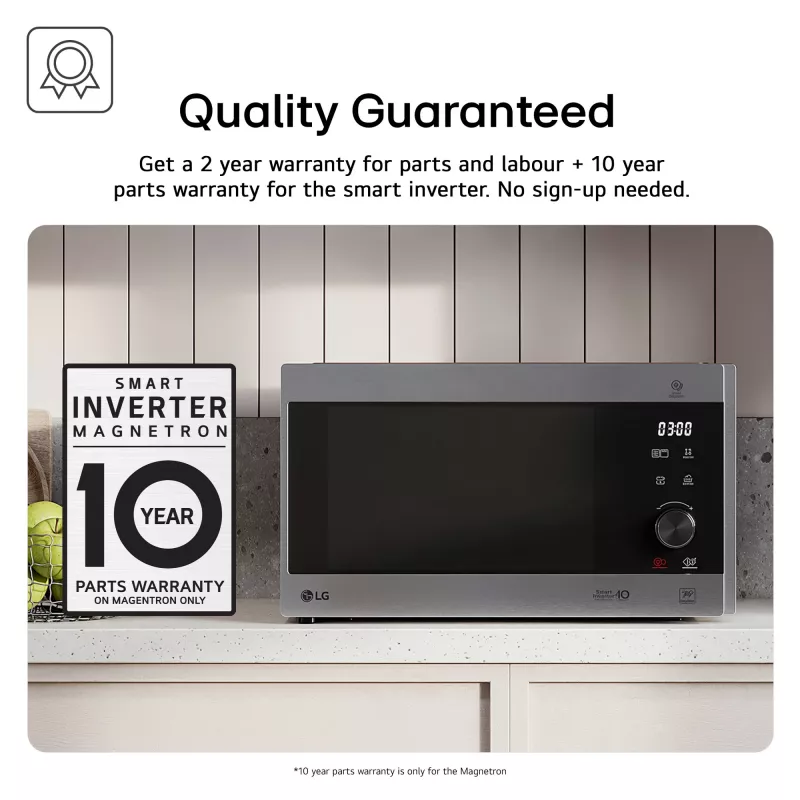 LG MH6535GIS Mikrowelle Schwarz Kombi-Mikrowelle Über dem Herd 25 l 1000 W